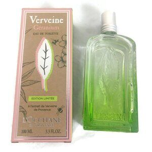 L'Occitane Limited Edition Verbena Geranium Eau de Toilette spray 3.3oz /100 ML